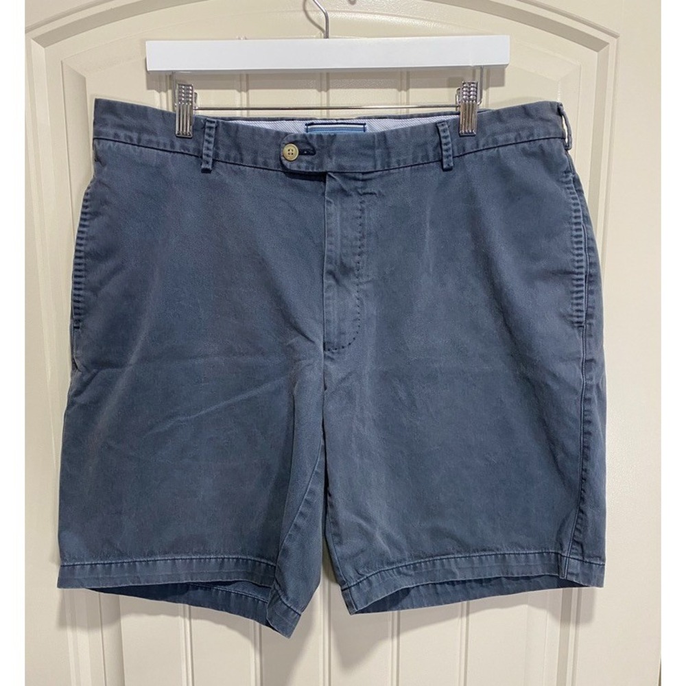 Peter Millar Shorts Mens 38‎ (Fits 36) Blue Chino Performance Golf Pima Cotton